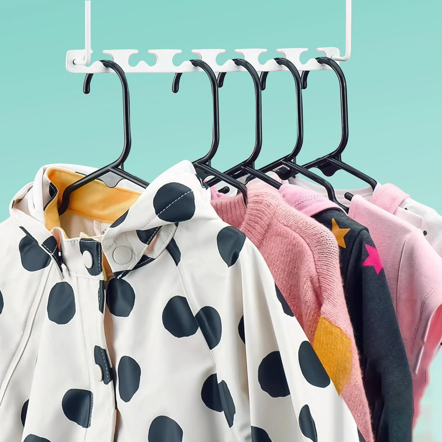 Set of 20 - Children's Plastic Hangers,Baby Hangers - For Boys and Girls Wardrobe, Clothing, Pants, Coat 3