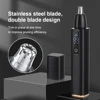 Black Electric Nose Hair Trimmer For Men And Women Available With Low Noise High Torque High Speed Motor Washable Nasal Hair 5
