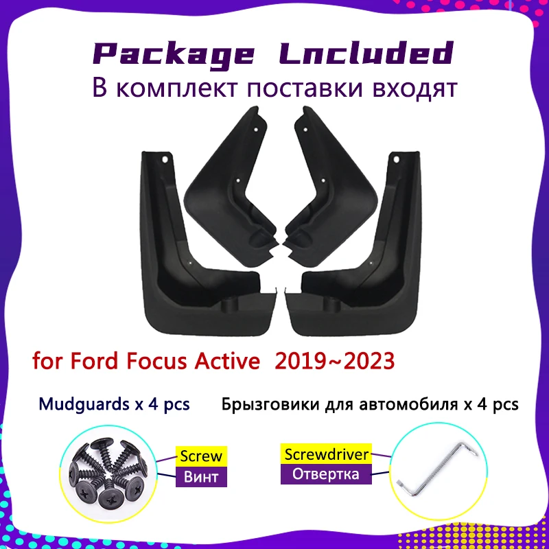 4 Stück Schmutzfänger Für Ford EcoSport 2018-2022 - Kotflügel Schutzblech