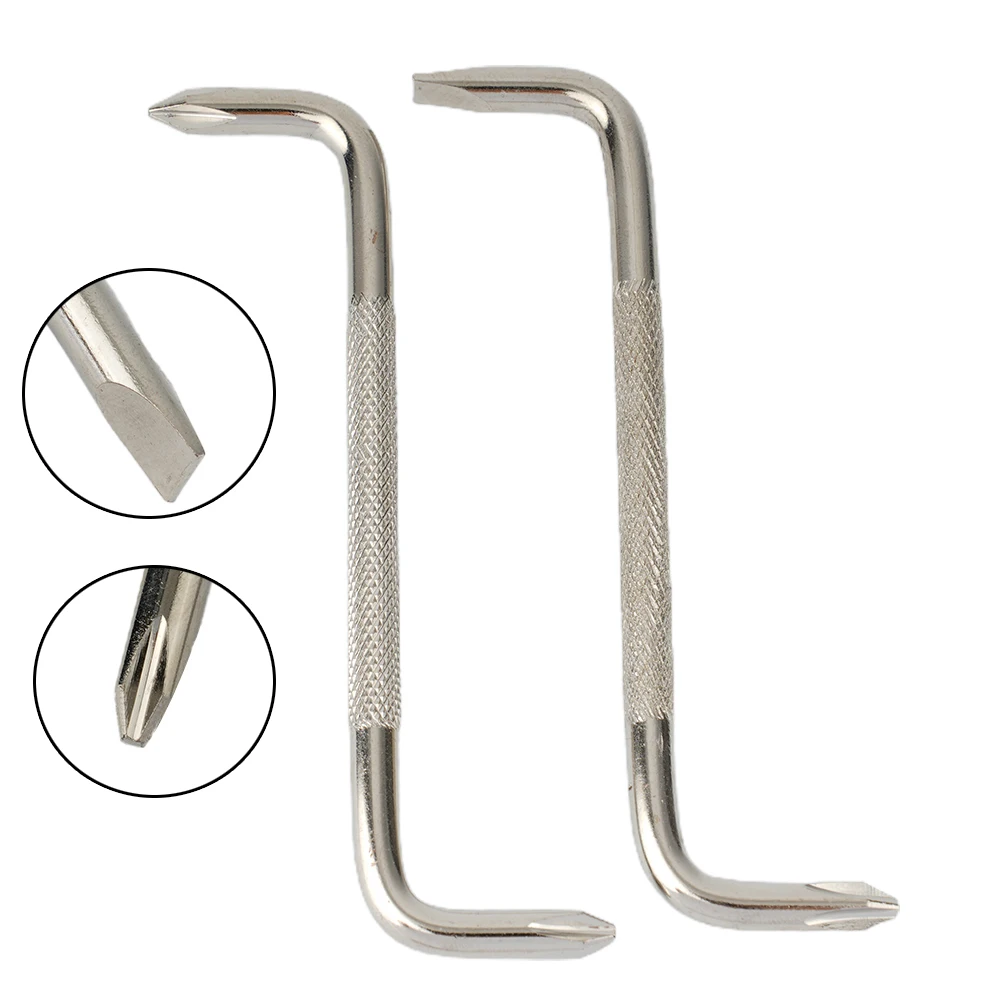 

2pcs Z Type Offset Screwdriver Slot Cross Head Screwdriver Bit PH3/PH2 PH2/PH1 PH1/SL6 Double Ended Screwdriver Hand Repair Tool