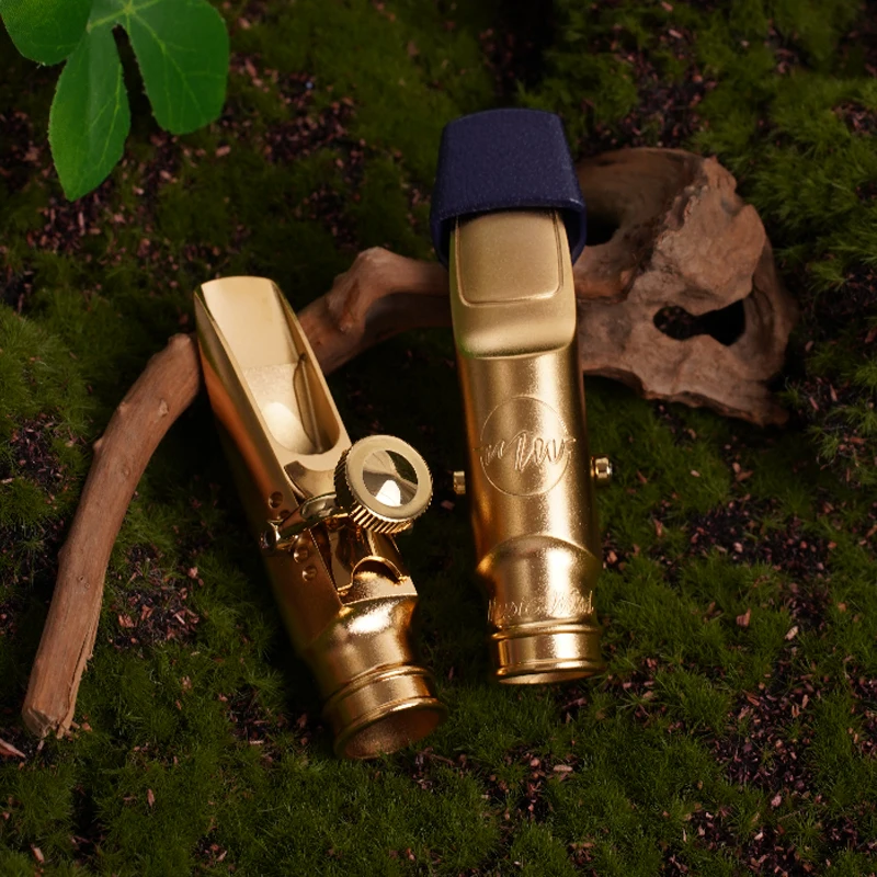 1pcs High Quality Brass Golden Alto Saxophone Mouthpiece for Popular Jazz Music Sax Instrument Accessories New