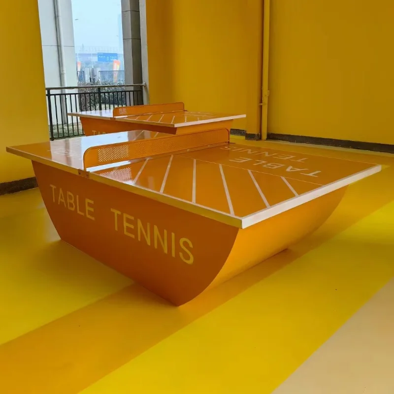 Tennis table indoor and outdoor folding mobile all-inclusive game boat table tennis