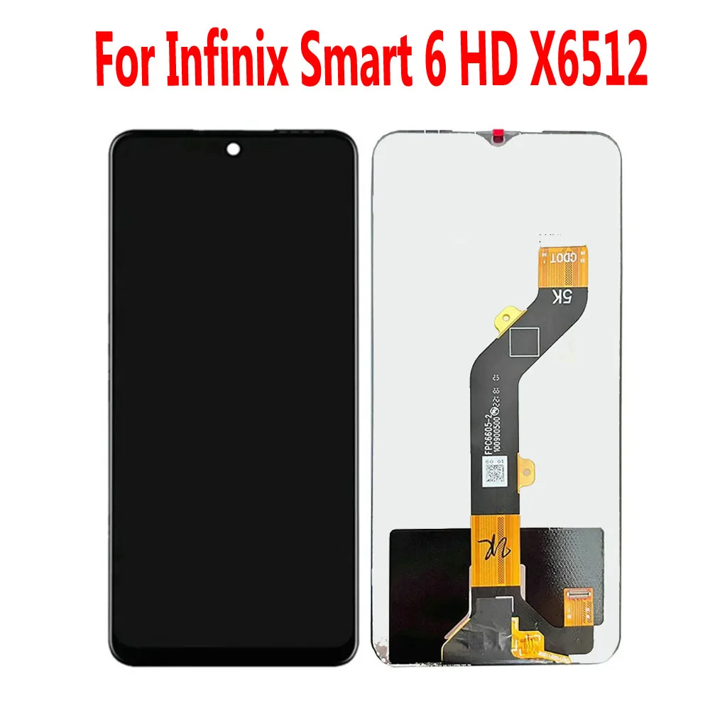 Infinix Smart 6 HD X6512用LCDディスプレイタッチスクリーン