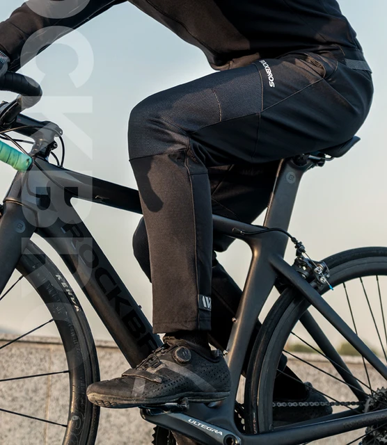 Collant bavaglino ciclismo da uomo imbottiti in gel invernale leggings termici p Collant bavaglino ciclismo da uomo imbottiti in gel invernale leggings termici p