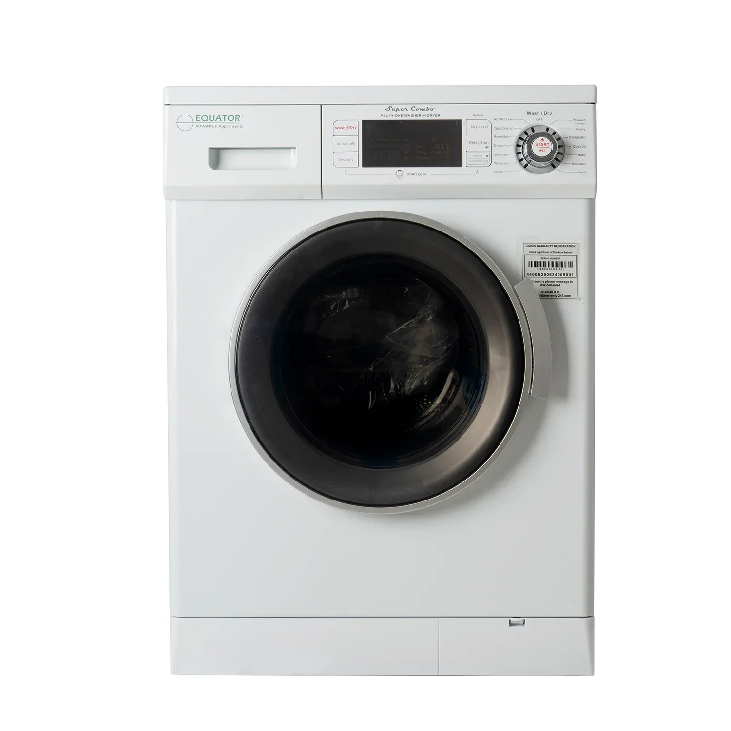 9KG Automatic Washing Machine Washer and Dryer Front Loading Laundry 3
