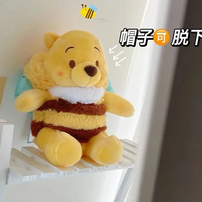 Disney Cartoon Pooh Bee Bear Doll Trasformata In Pooh Doll Con La Stessa Collezione Di Decorazioni Per Bambole Toy Girl Festival Gift