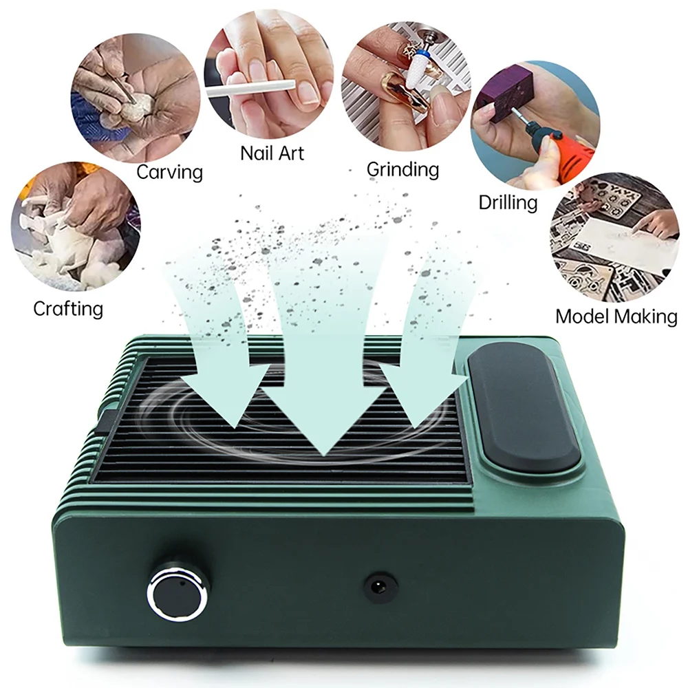 Nail Dust Collector Filter Nail Vacuum Cleaner Manicure Extractor Fan Remove Filter Eqiupment