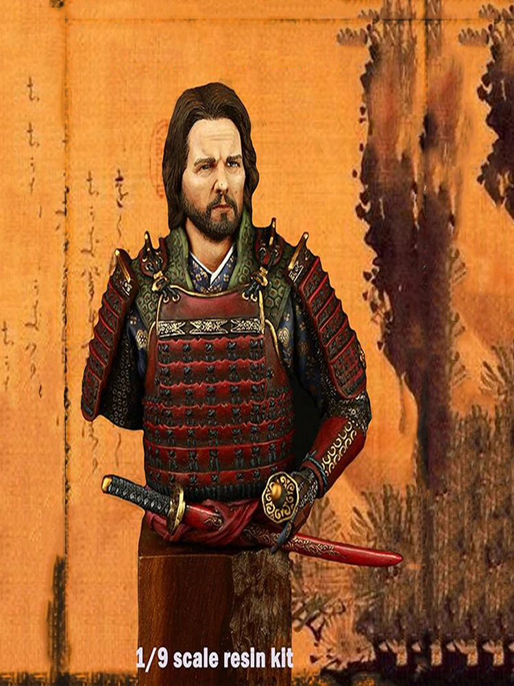 Unmontierte 1/9 Last Samurai Knights Ancient Bust Resin Figure Miniature Model Kits Unbemalt