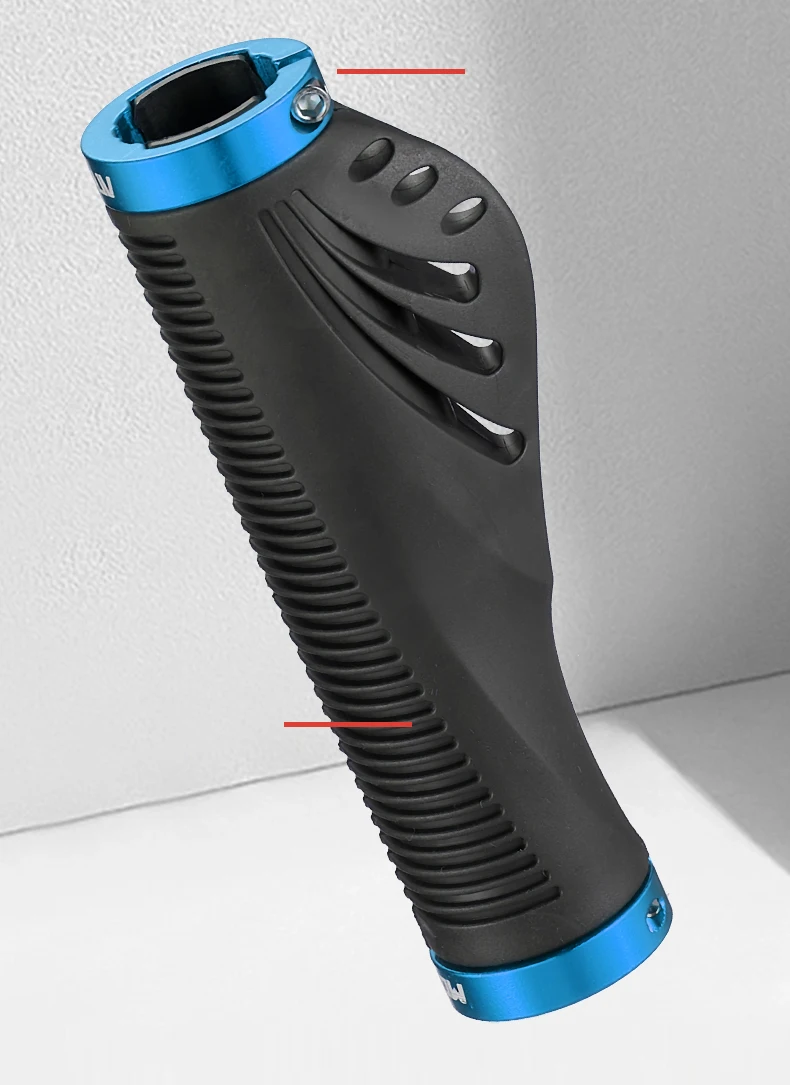 Description Picture 6 of itemBicycle Ergonomic Grips MTB Bike Handbar Grips Rubber Non-slip Bilateral Lock Cycling Bmx Handle Grips Bikes Handlebar Grips