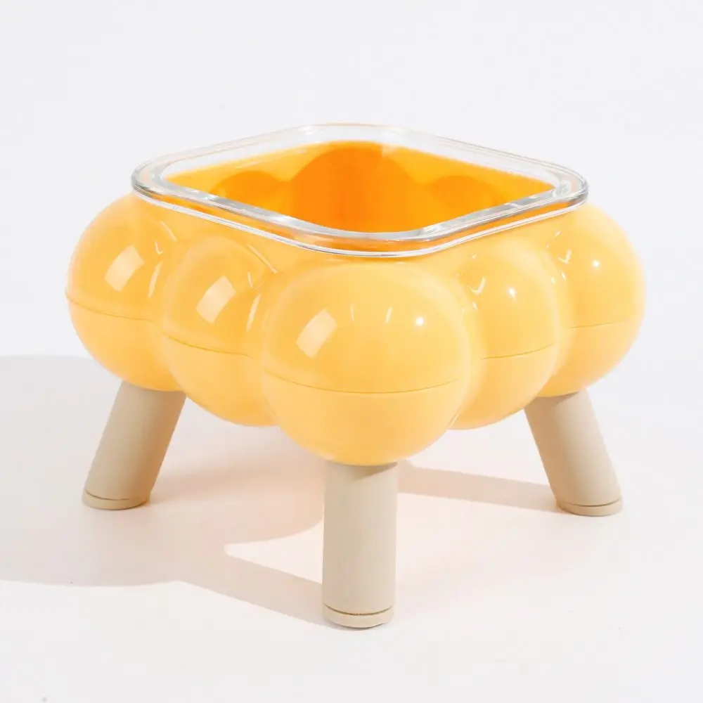 Anti-Slip Cat Food Water Bowl Detachable Anti Vomiting Pet High Footed Bowl Anti Overturning - PeticaDeals