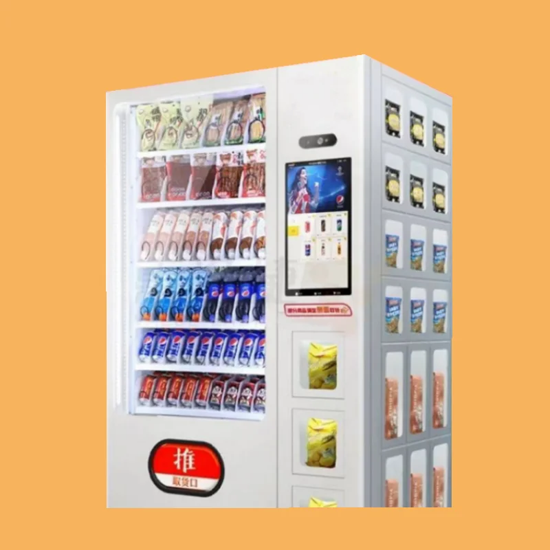 Commerical Automatic Drink and Snack Vendor Machine High Quality Touch Screen Vending Machine For Sale 12 1 inches touch screen si 100iv perfect quality