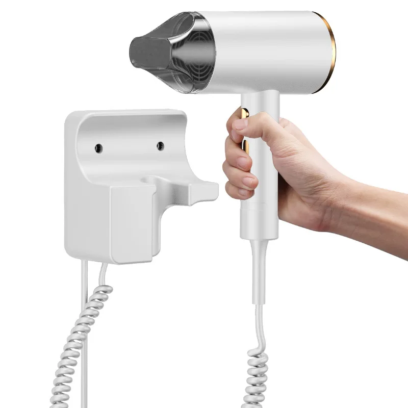 220V Hotel Hair Dryer Wall Mounted High Power Non Punching Blue Light Hair Protection Dryer Automatic Power Off hair dryer
