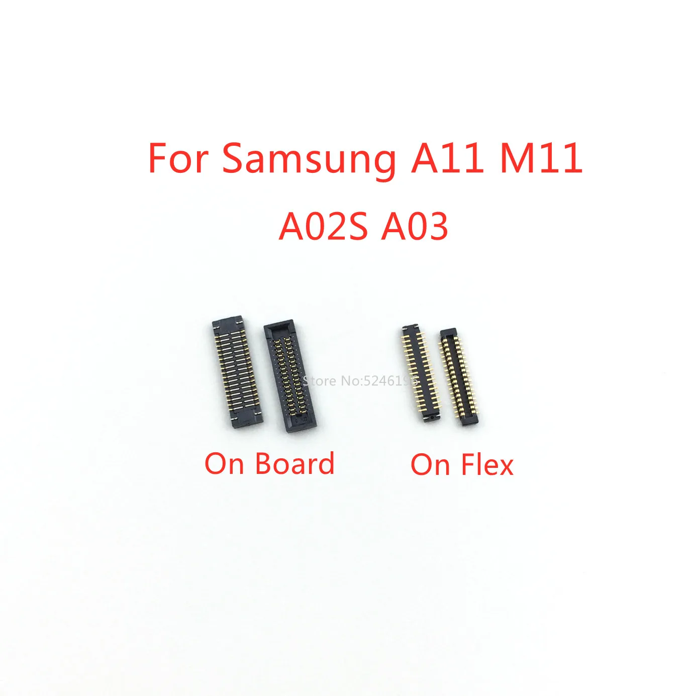 

5-10Pcs LCD Display Screen Flex FPC Connector 34Pin For Samsung Galaxy A11 A115 A115F M11 M115 A02S A025 A03 A035 Plug On Board