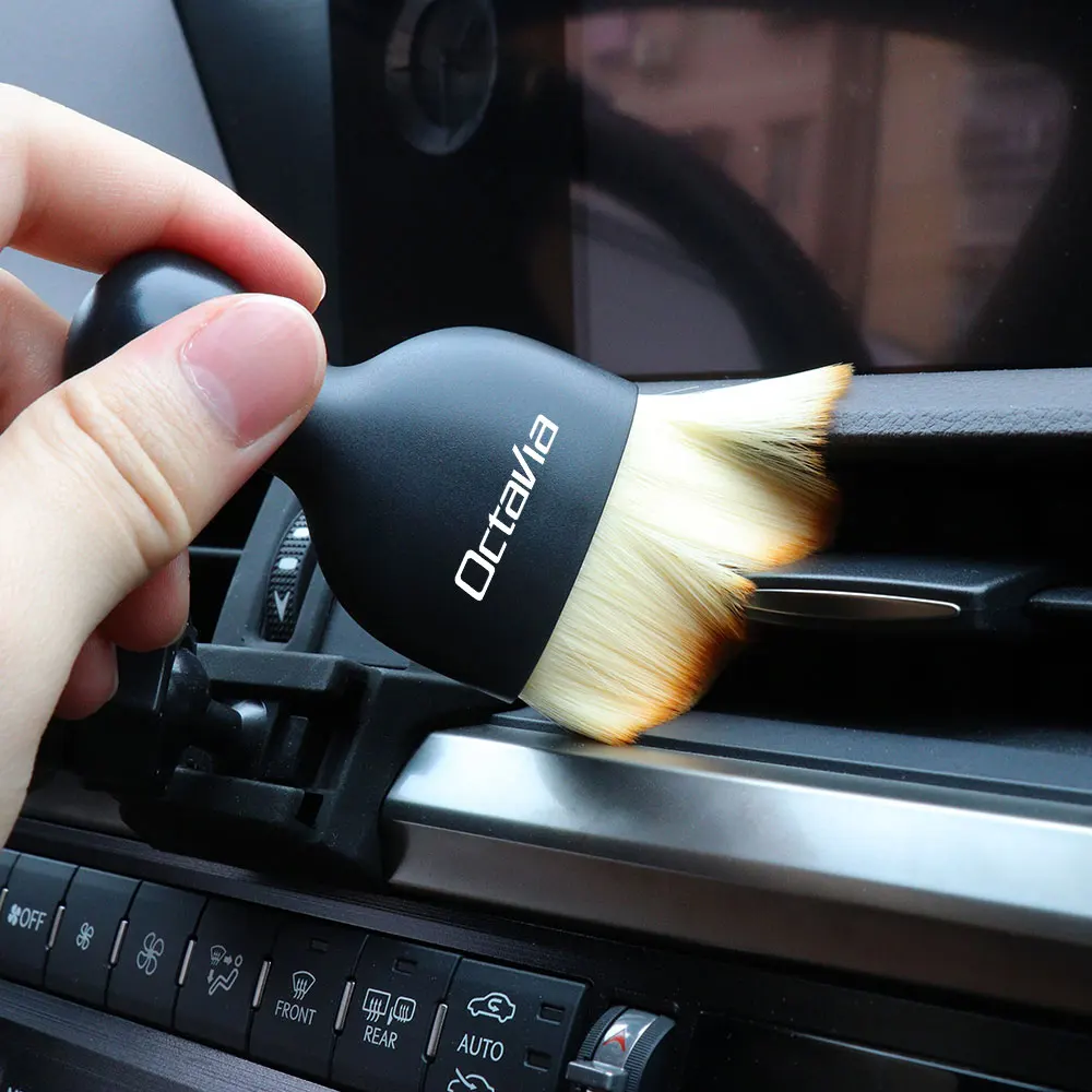 Auto Styling Air Outlet Dashboard Reinigung Weichen Bürste Staub Entfernung Kehr Werkzeug für Skoda Octavia Kodiaq Fabia Superb VII S VRS – Detail 16
