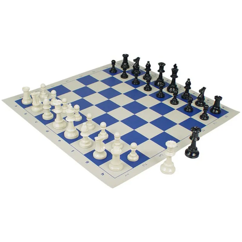 Chess Game King 97mm Resin Chess Pieces With 51cm Chessboard Set Games