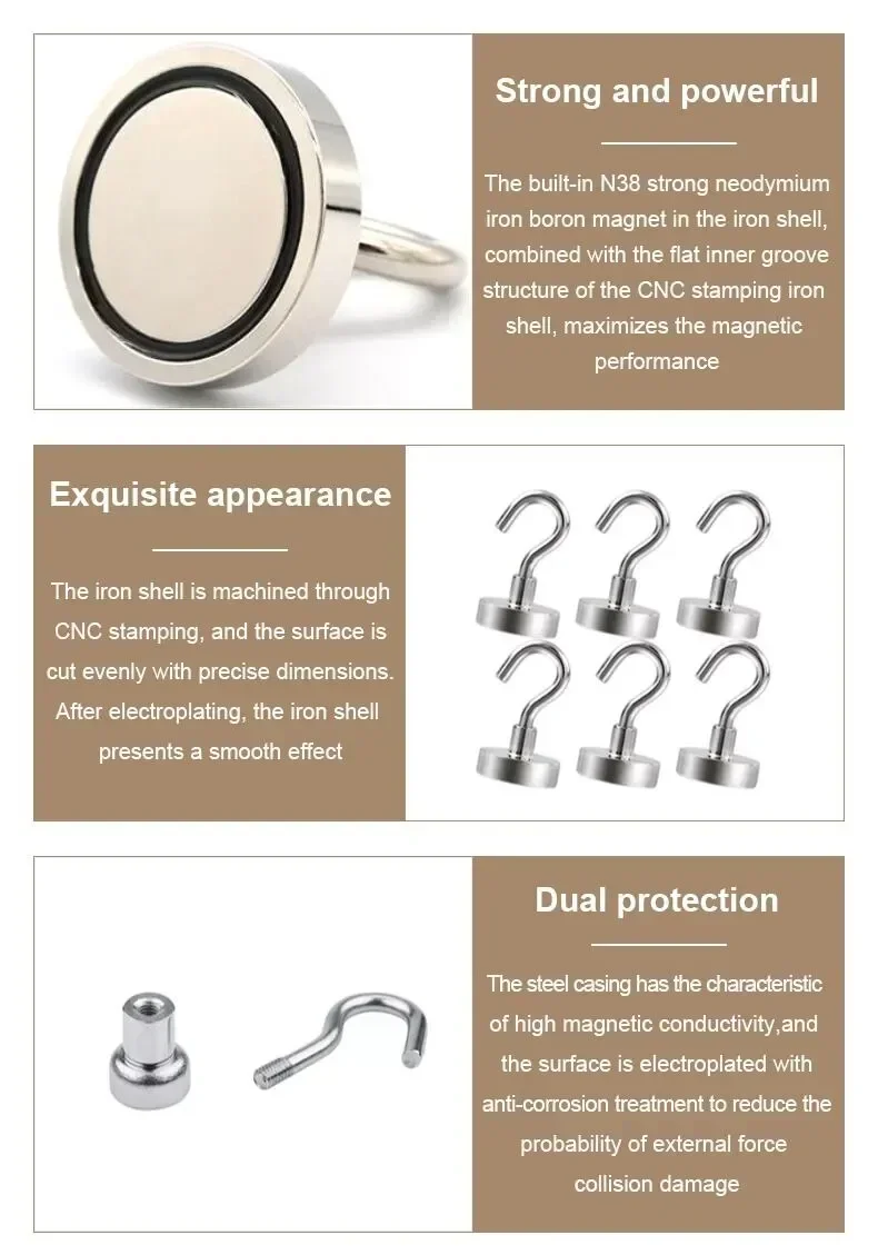 Description Picture 6 of itemAdhesive Wall Hooks Magnet Strong Magnetic Hook Kes Holder Home Decoration Kitchen Bar Storage Hooks Hanger Bathroom Accessories