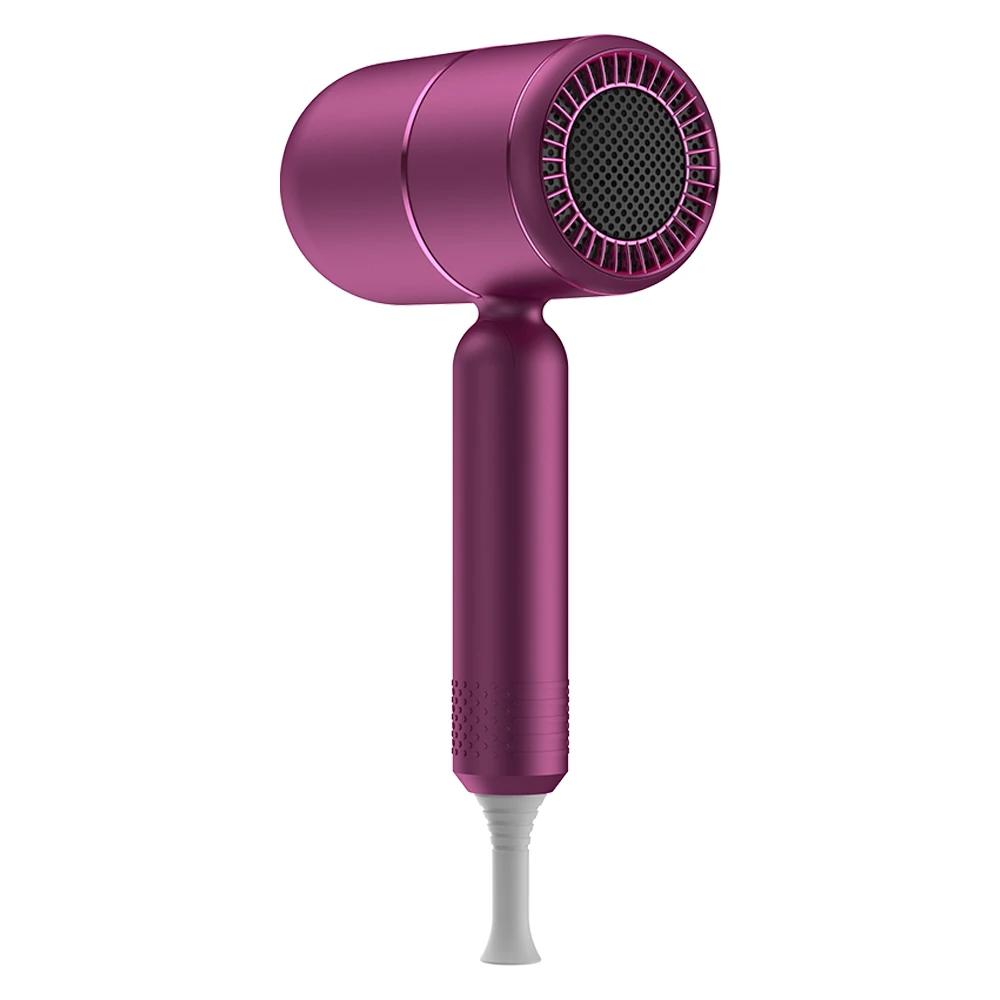 Hair Dryer with Diffuser Ionic Blow Dryer Professional Portable Hair Dryers Accessories for Women Curly Purple Home Appliance