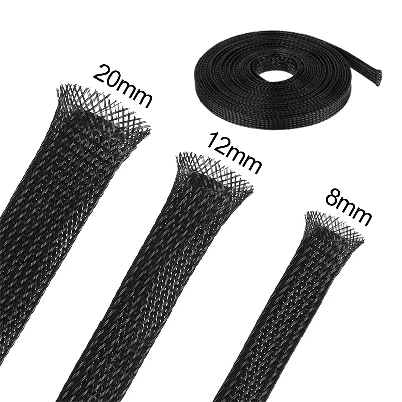 Braided Sleeving Per Cablaggio US 20 Piedi (6m) Guaina Intrecciata - Foto 11