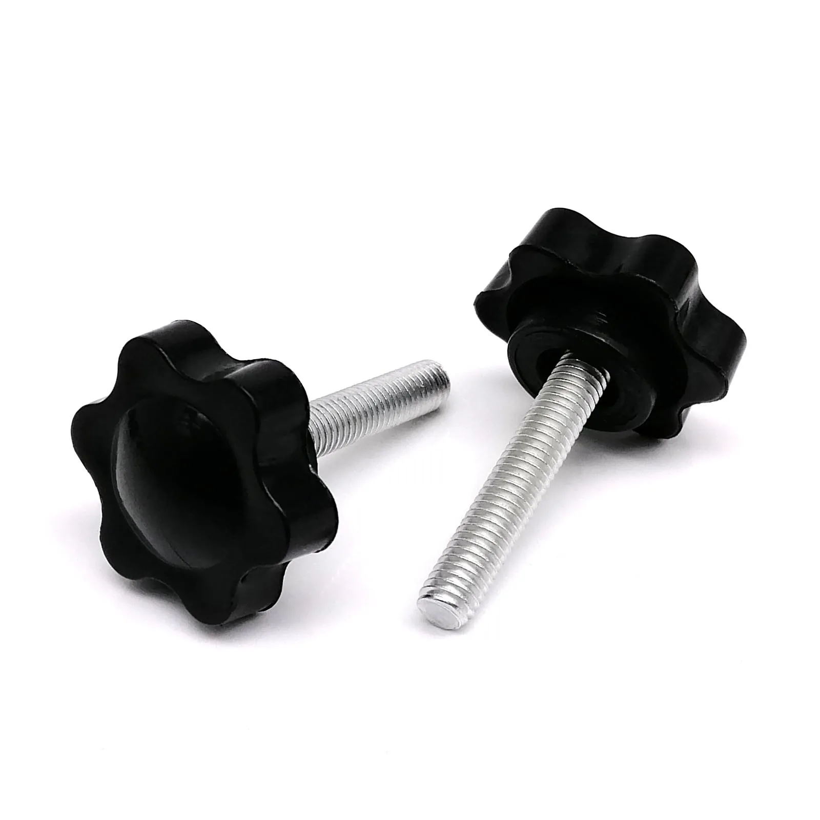 Star Shape Plastic Thumb Screw with Adjustable Hand Tightening (Length: 8mm-100mm)