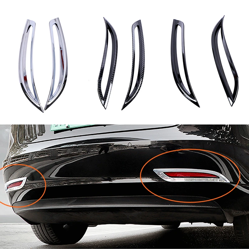 Rear Fog Lamp Decorative Frame for Tesla Model 3 Anti Scratch Protection Car Lighting Eyebrow Patch Model3 Car Accessories 2023