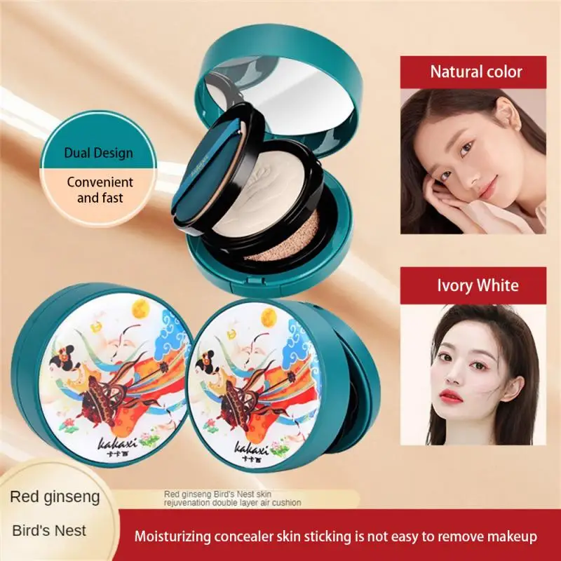 

Powder/loose Powder/loose Powder Female Red Ginseng Durable Coverage Womens Air Mattress Makeup Air Cushion Powder Combination