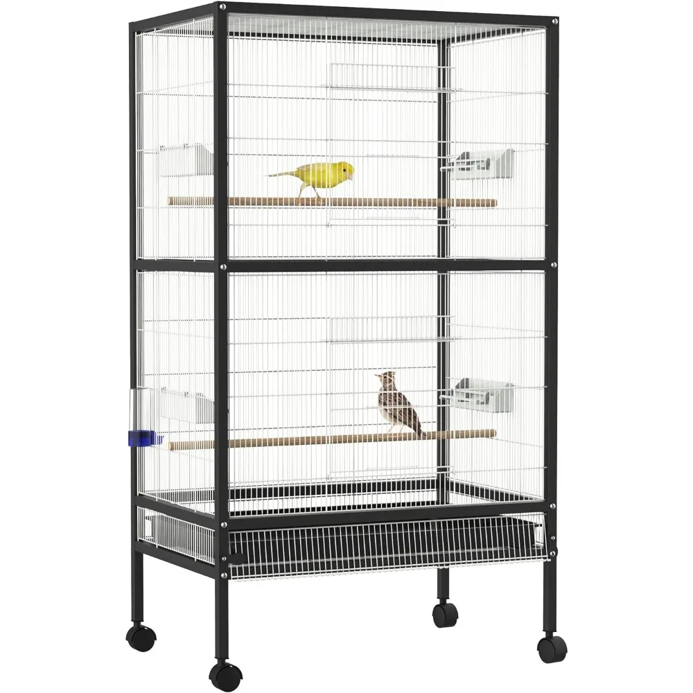 

PawHut 54” Rolling Flight Cage Extra Large Bird House