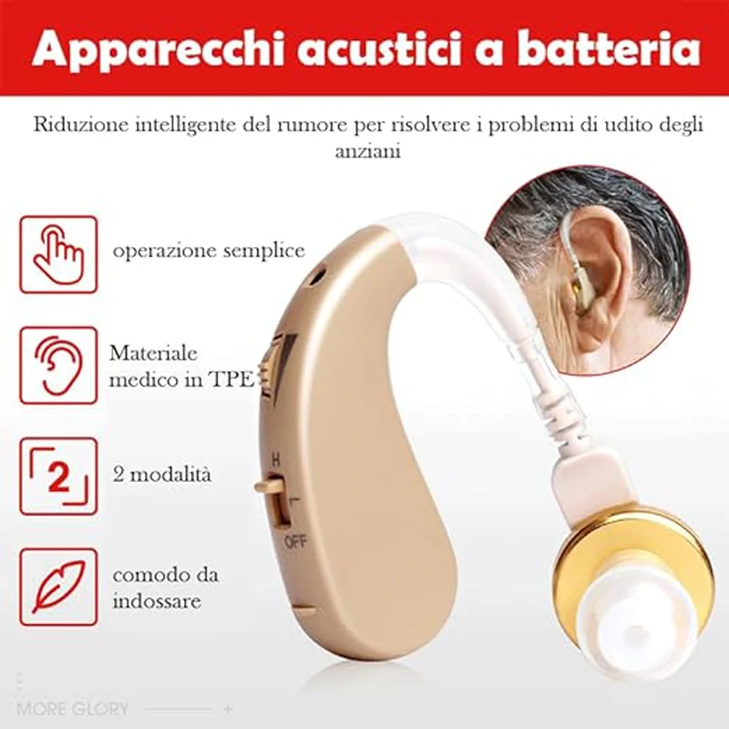 Elderly  BTE Hearing Aid Amplifier With Adjustable Pitch Personal Ear Care Tools of High Quality 2