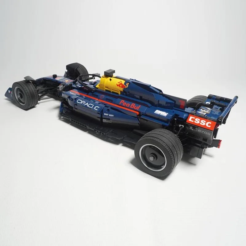 MOC-104269 F1 RB18 팀 스테이크 1:8 체중계 포뮬러 1 레이스카 모델 조립 키트, 크리에이터 블록 브릭, 어린이 장난감 생일 선물, 신제품