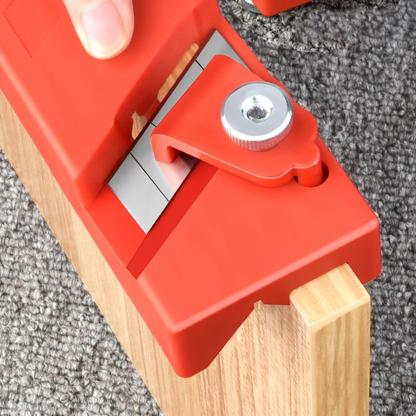 ABS Plasterboard Chamfering Planer Wood Edges Trimming Tool Tilt 45&deg; Oblique Angle Ceiling Decorative For Acoustic Panel