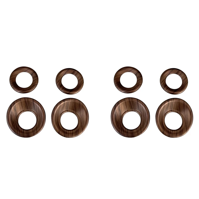 2X Per Honda Crv Cr-V 17-21 Peach Wood Grain Window A-Pillar Speaker Cover Anteriore/Posteriore Altoparlante Audio Trim Rings