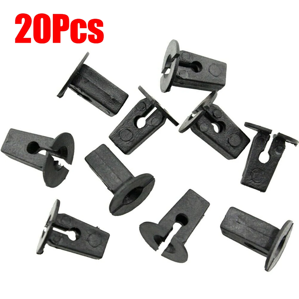 

20Pcs Car Wheel Arches Bumpers Panels Shields Lock Nut Clips For Golf 6N0809966A Fender Fender Lining Screw Buckle Clip Accessor