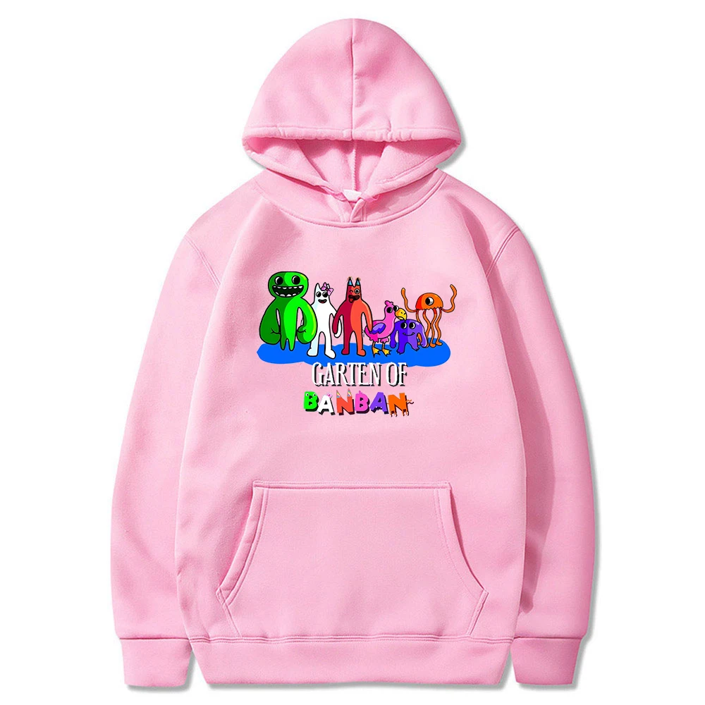 Garten of Banban 2023 Cartoon Game Hoodie Unisex Long Sleeve Men Women Hooded Sweatshirt Harajuku Streetwear Funny Clothes