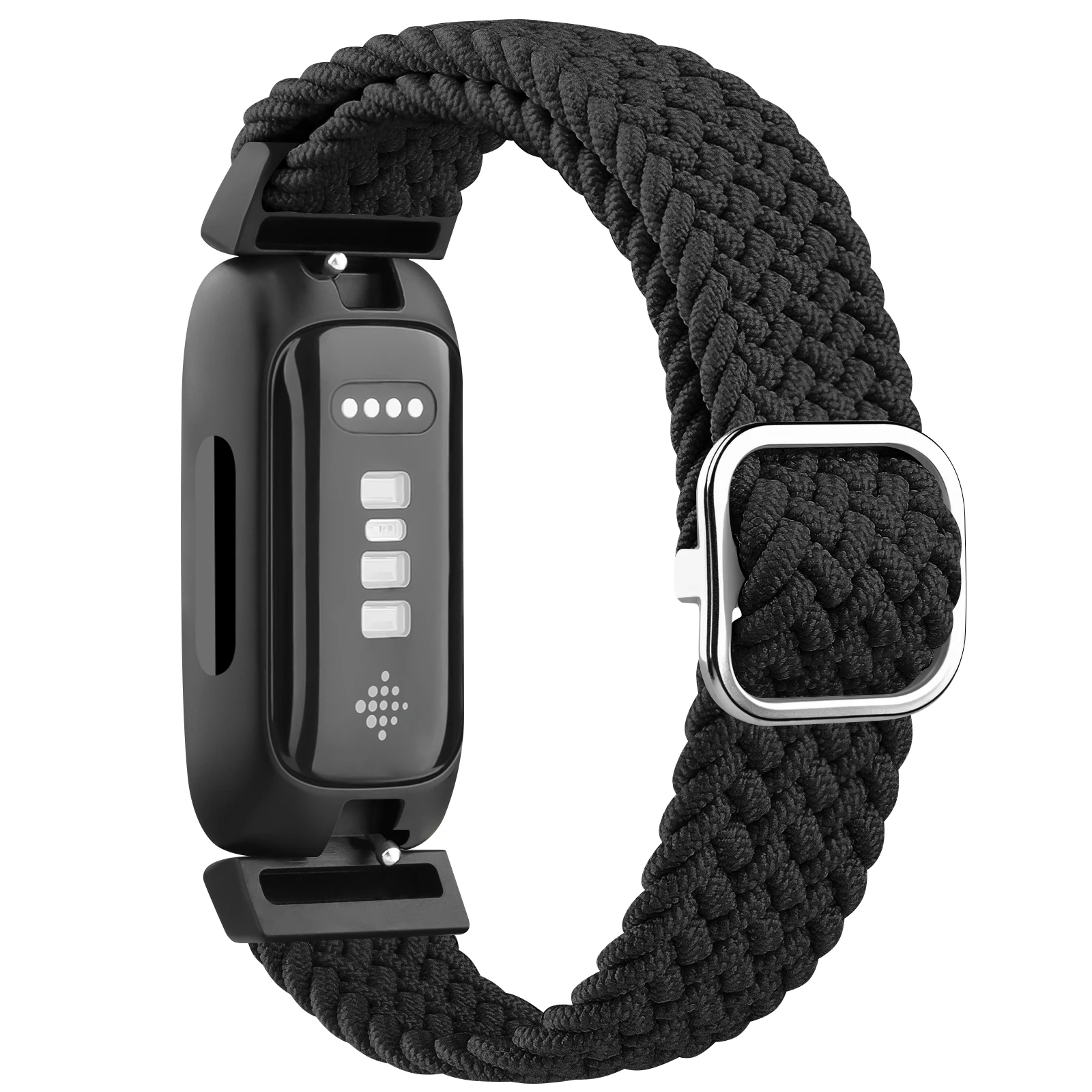 Elastic Braided Nylon Watch Band - Adjustable Bracelet Wristband