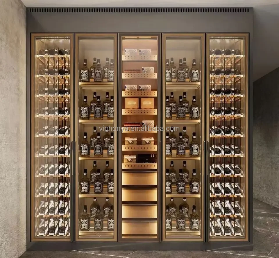 modern garden mirror polish life size stainless steel round wine cabinet sf 128 wine cabinet luxury hotel cellar