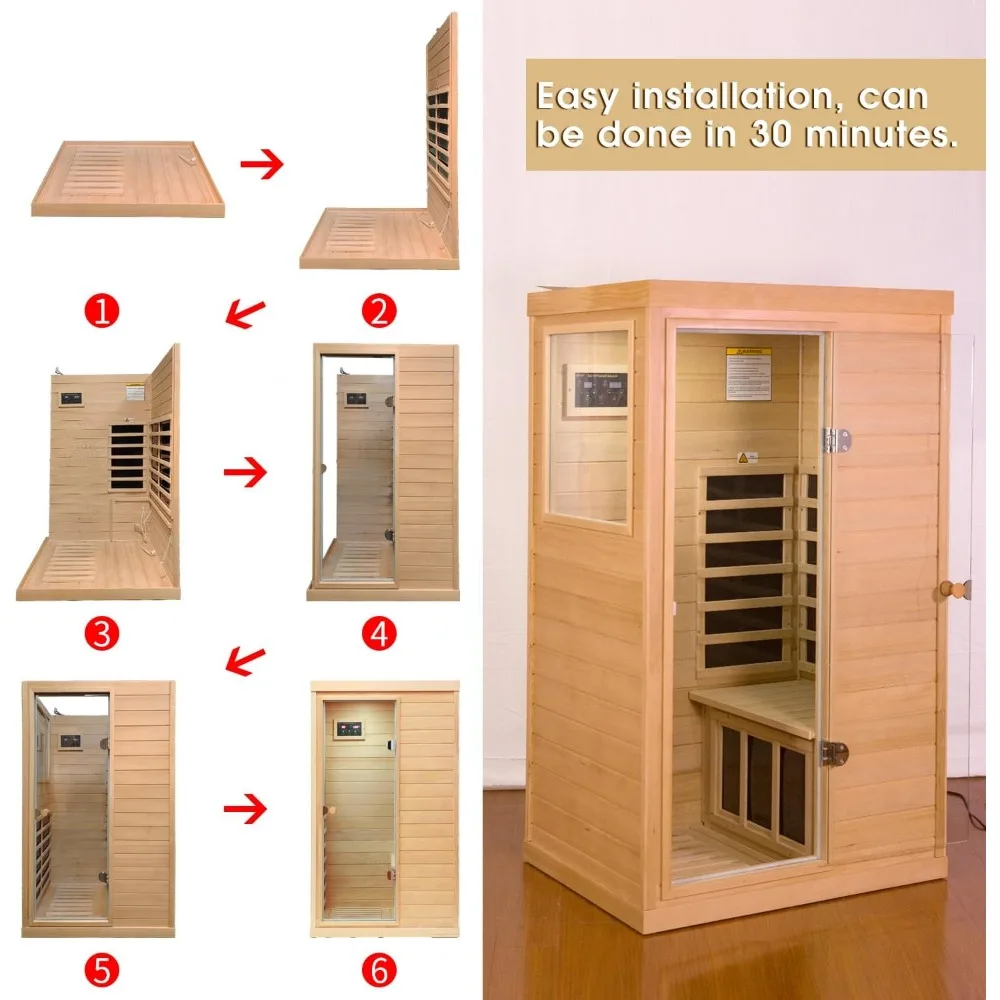 1-Person Infrared Home Sauna 4
