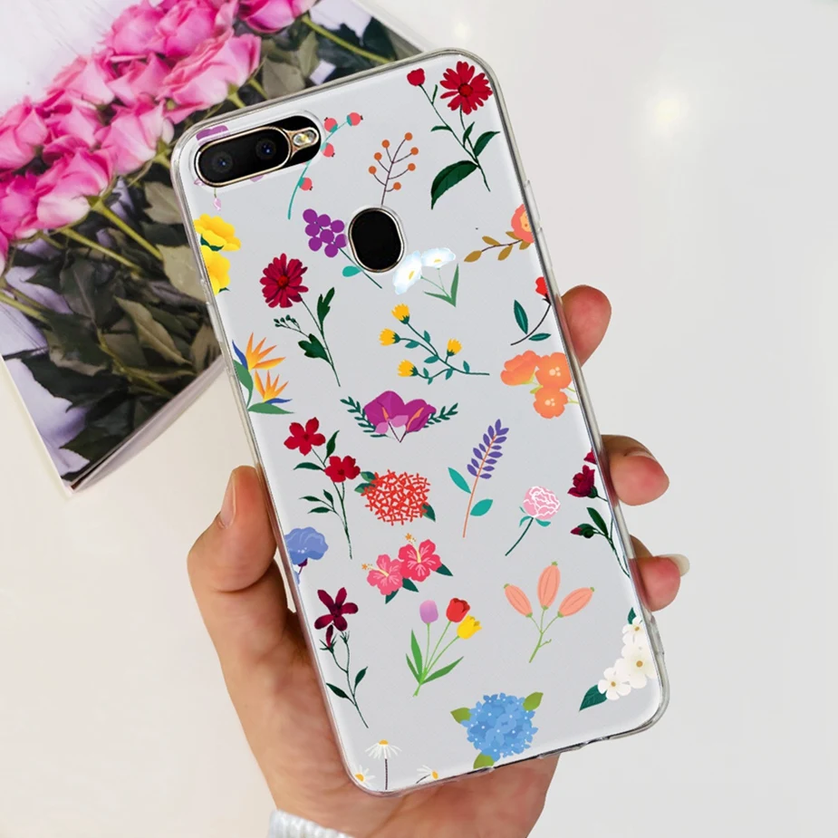 Luxury Painted Soft Silicone Phone Case - Elegant Back Cover Bags