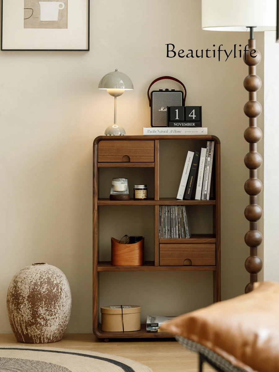 

American Style Chinese Style Solid Wood Side Cabinet Household Modern Simple Style
