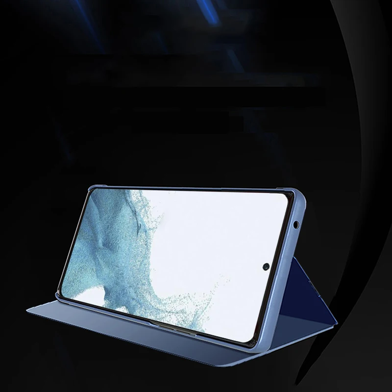 Premium Flip Magnetic Smart Mirror Phone Case - Elegant Protective Cover