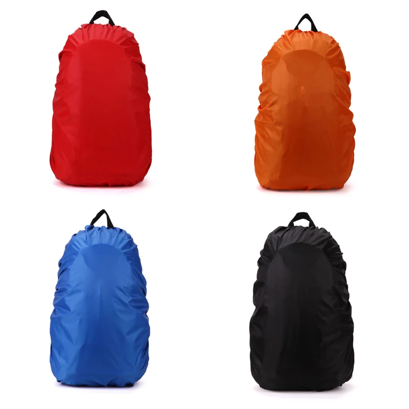 Backpack Cover 1Pcs 15-100L Adjustable Backpack Rain Cover Portable Waterproof Outdoor Accessories Dustproof Camping Hiking Climbing Raincover