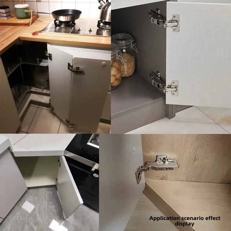 45 Degree 30 Degree Corner Cabinet Hinges Triangle Cabinet Five Corner Turning Door Hinges 135 Door Smoke stainless steel hinges door hinges
