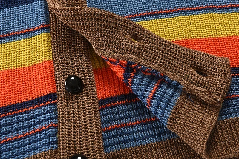 Customizable Multicolor knitted cardigan Tailor-made T-Shirts knitted cardigan