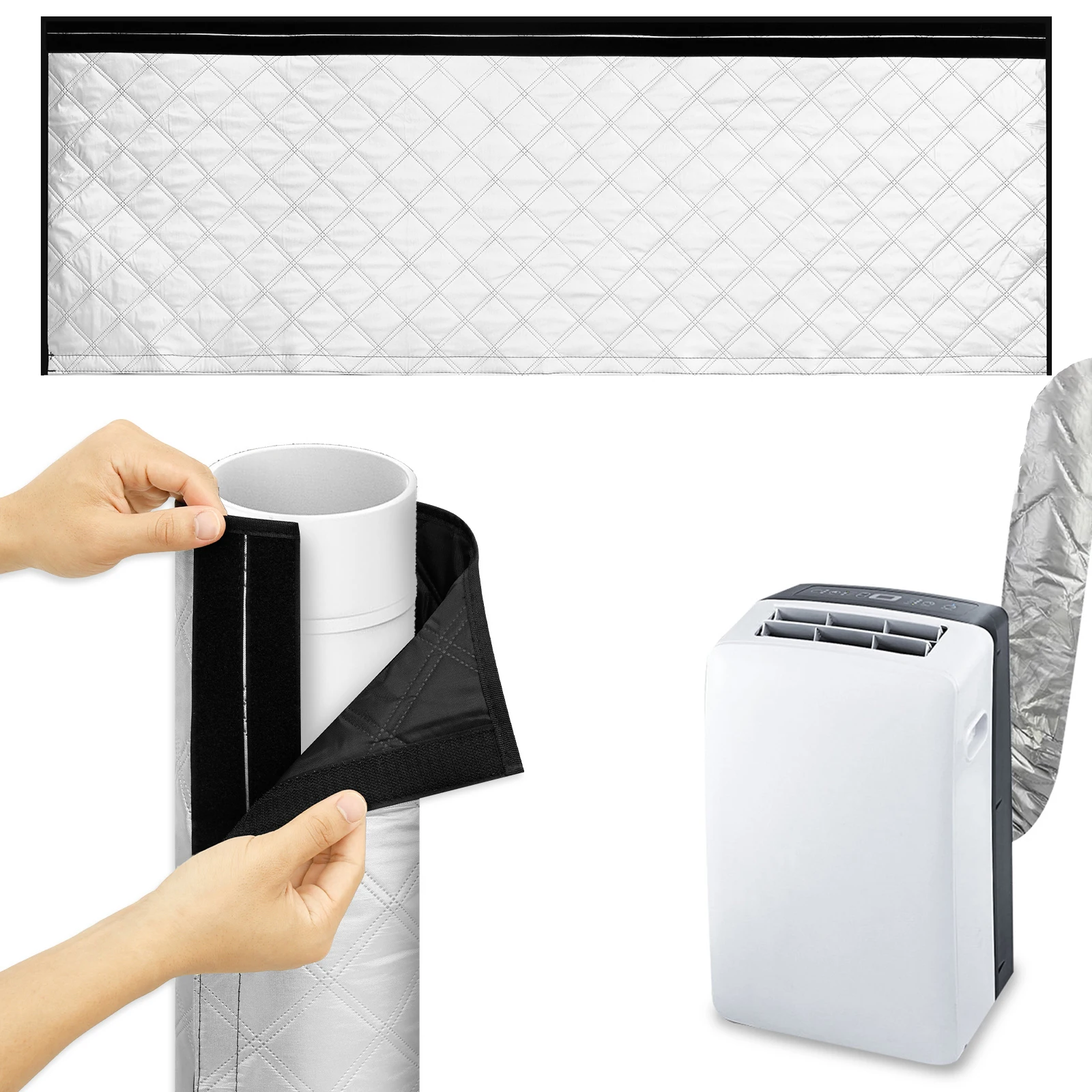 Universal Waterproof AC Exhaust Pipe Insulation Cover