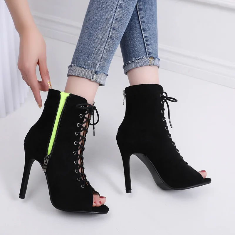 2021 New New Latin Dance Boots Ladies Salsa Tango Dance Shoes Outdoor