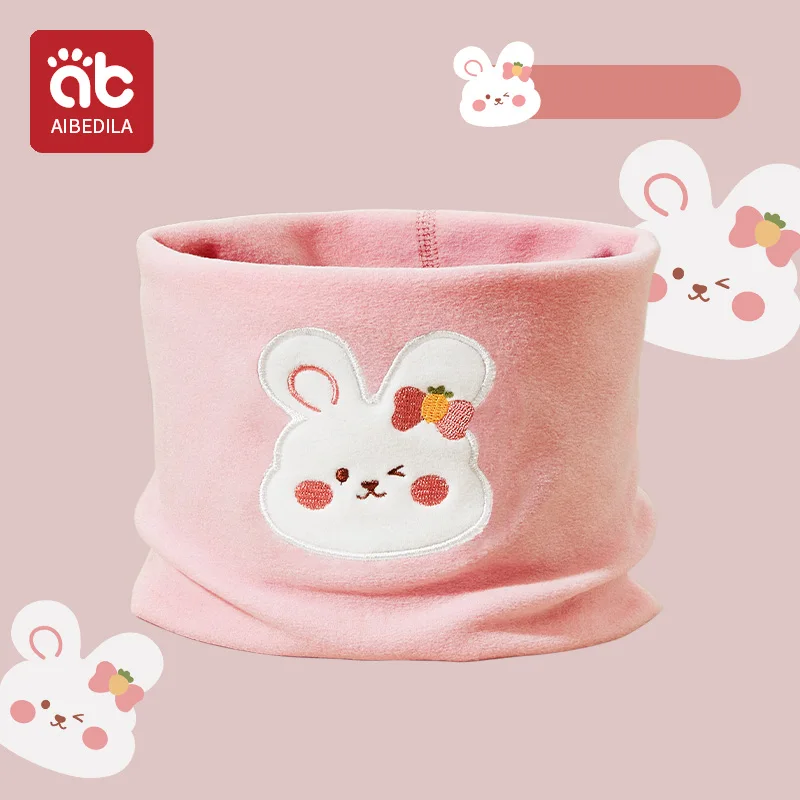 AIBEDILA Cotton Baby Scarf Autumn Spring Children Scarf Boy Girl Kids Child Neck O Ring Scarves Collar Warm Neckerchief baby scarf cotton scarf