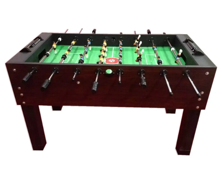 coin operated indoor amusement wooden football table soccer redemption game machine for