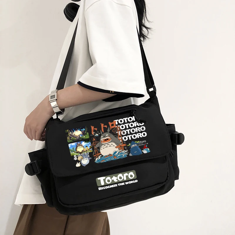 

Ghibli Cartoon Casual Large Capacity Totoro crossbody bags for women canvas bag purses and handbags handbags designer bag