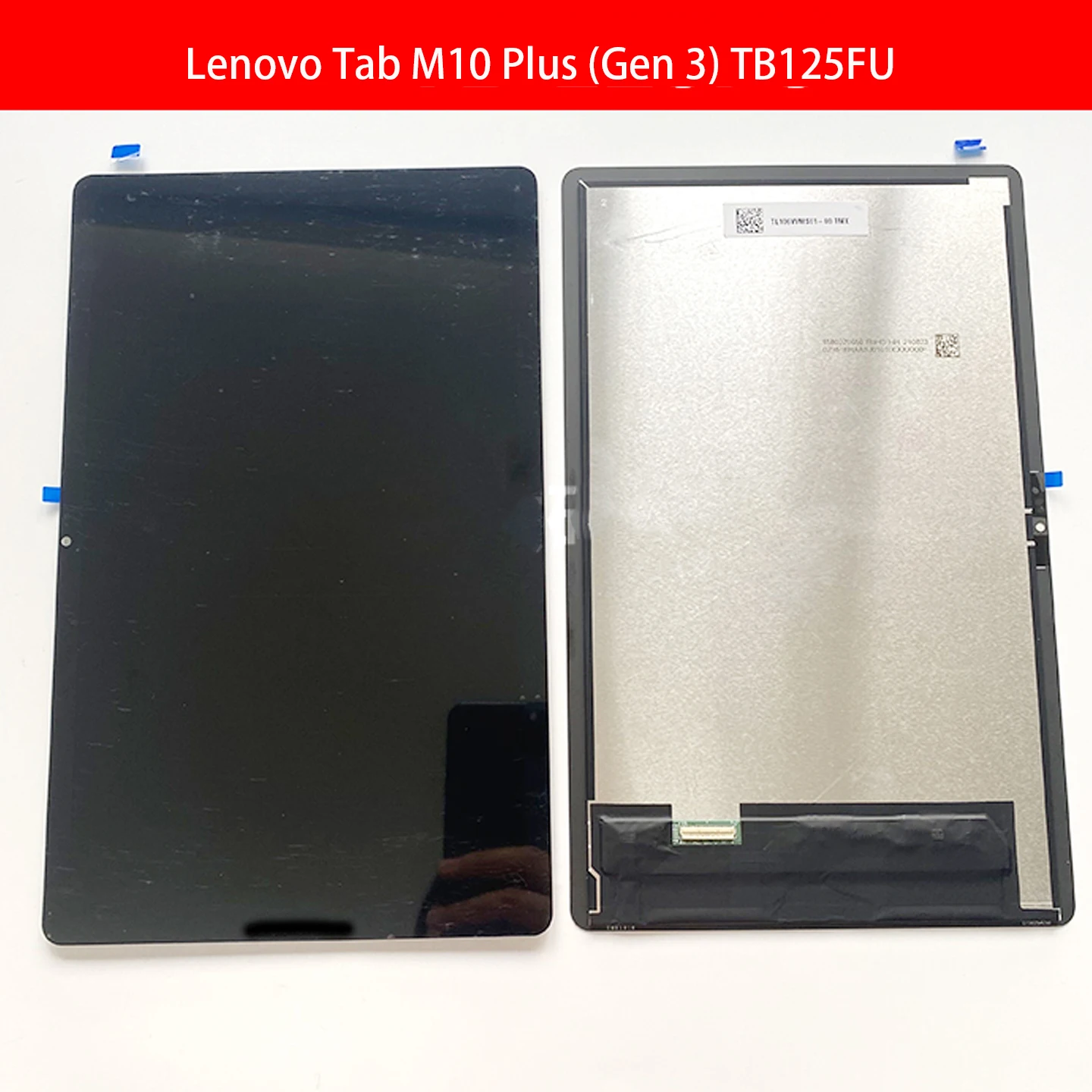 Display Lcd Original para Lenovo Tab Digitalizador de Tela Sensível ao Toque Montagem M10 Plus Gen 3rd Gen Tb125fu Tb328xu fu