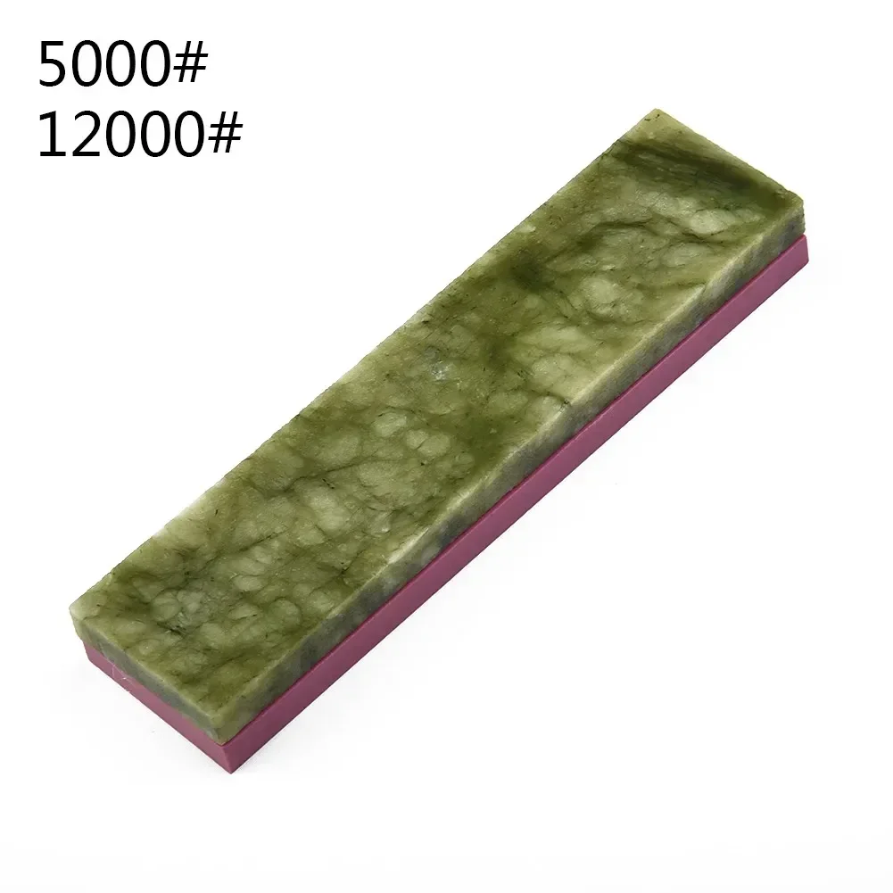 1*Whetstone Double Side Cutter Sharpening Coarse Fine Sharpener 5000/12000 Grit 100x25x1mm White Corundum High Quality