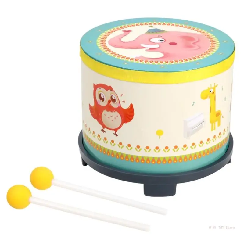 

Floor Drum Tambourine Drum Hand Drum Toy Musical Drums For Babies