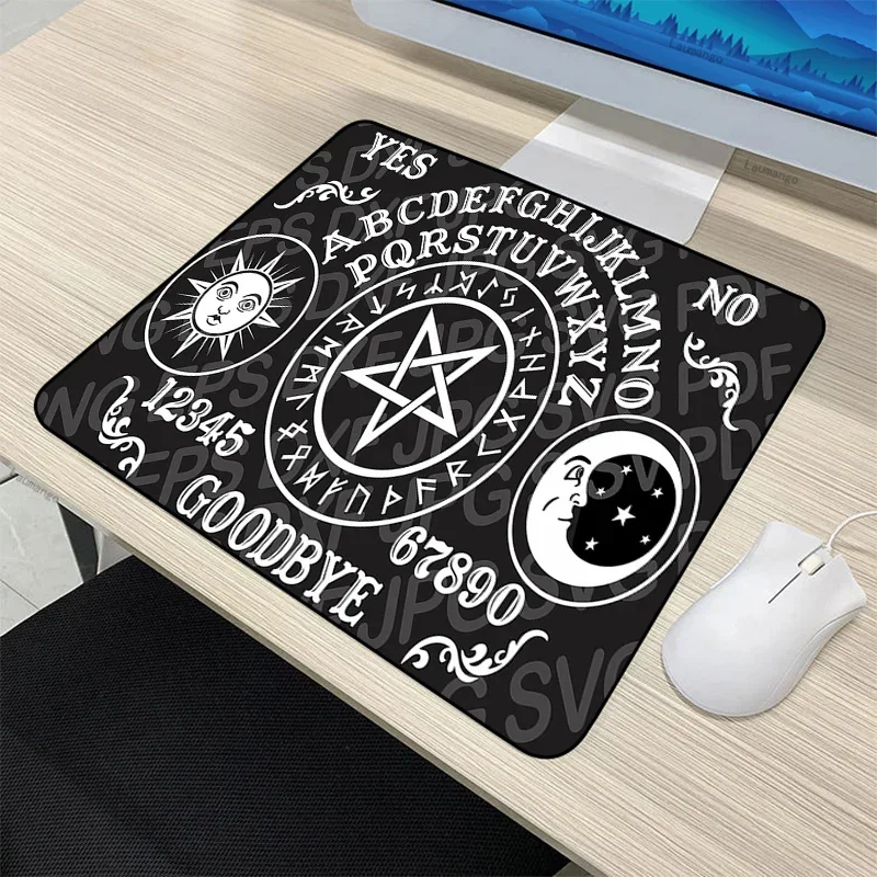 Ouija Board Mouse Pad Anime Gaming Accessories Gamers Decoracion Carpet Gamer PC Mousepad Computer Keyboard Desk Mat XL Mausepad